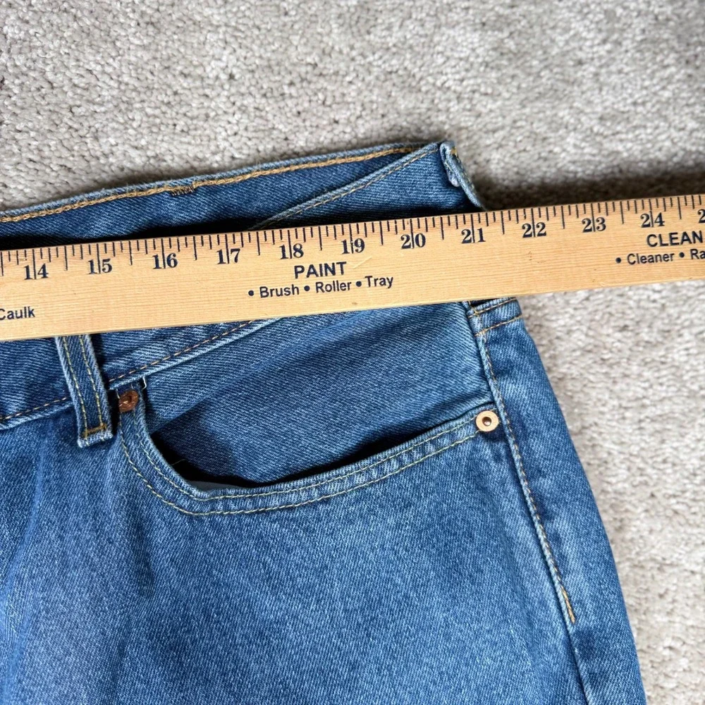Levis 550 Relaxed Fit Tapered Leg Jeans Mens 44x30 Blue Denim Medium Wash